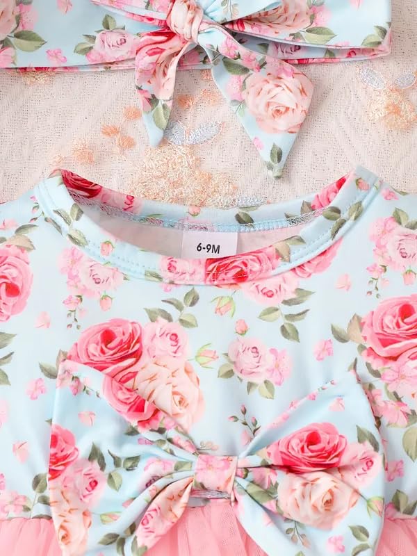 Charming Purple Floral Frock